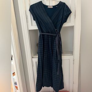 FabIndia cotton midi dress with pockets size XS